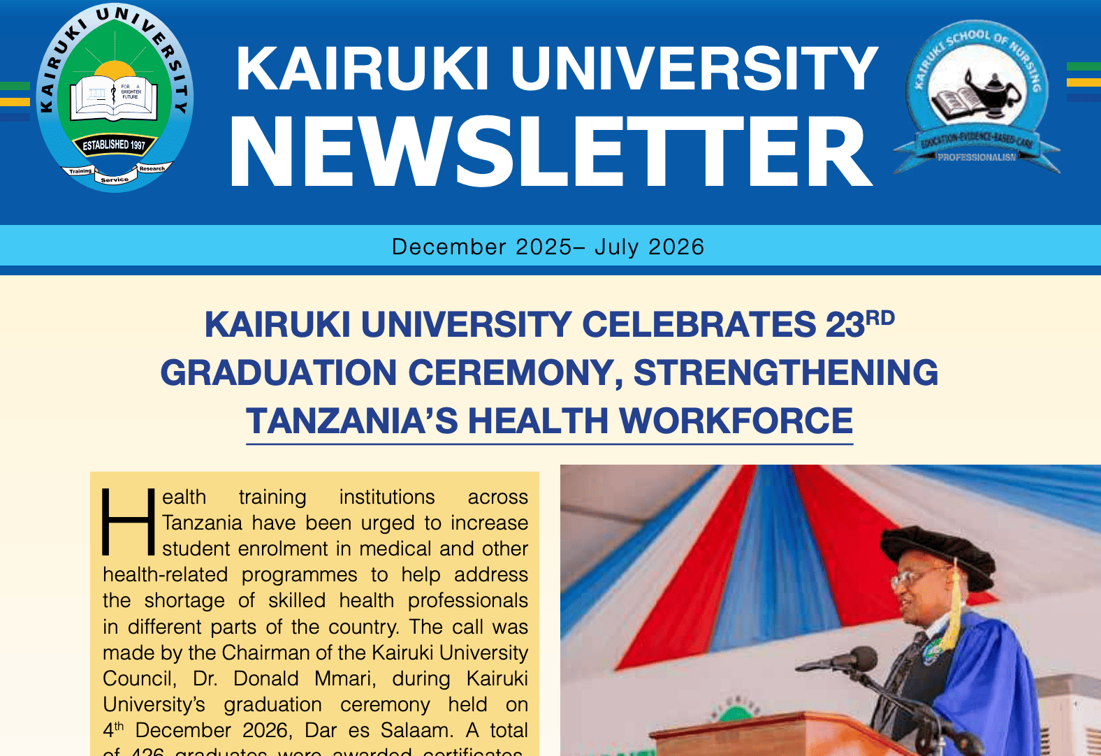 KU Newsletter July 2026